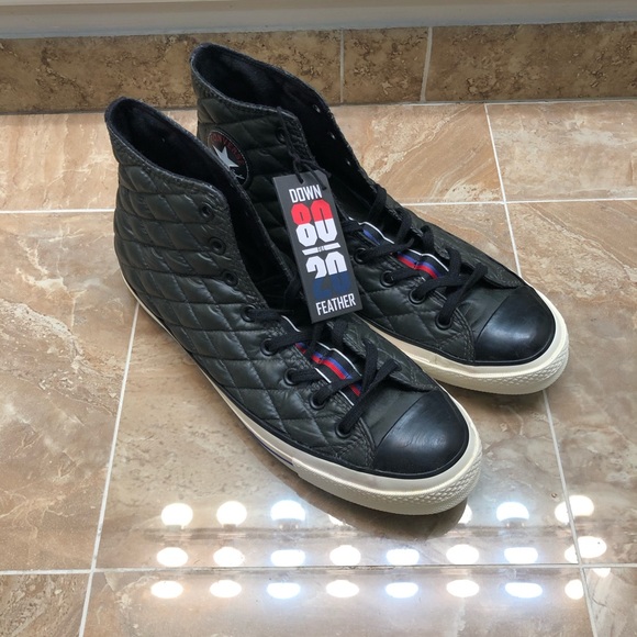 Converse 11M Down Jacket Black Hi-Top Sneakers